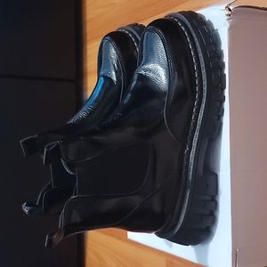 Brand new black booties